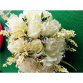 Bridal Holding high quality wholesale artificial colored beautiful wedding bouquet